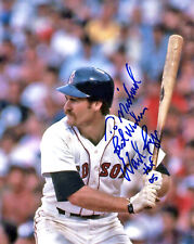 WADE BOGGS HAND SIGNED 8x10 COLOR PHOTO+COA        BOSTON RED SOX     TO MICHAEL picture