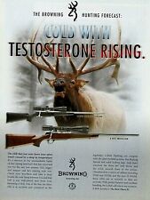 2005 Browning Stainless Stalker & Medallion A Bolts Original Print Ad 8.5 x 11