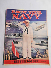 July 19, 1942 The Chicago Sun Sunday Supplement KNOW YOUR NAVY picture