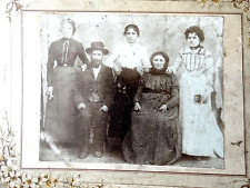 Judaica Antique photo of Jewish a Karaite family, Lithuania, early 20th cen. picture