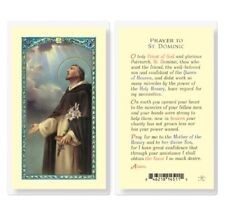 St. Dominic - Prayer to Saint Dominic - Laminated  Holy Card picture