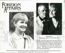 1993 Press Photo Joanne Woodward and Brian Dennehy, Stars of 