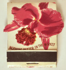 OLD FORESTER WHISKEY vintage die cut FEATURE matchbook advertising picture