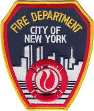 NEW YORK FIRE DEPARTMENT (FDNY) SHOULDER PATCH: Standard picture