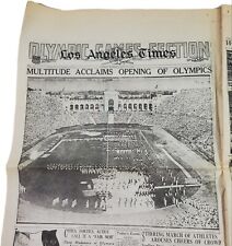 1932 Los Angeles Times Olympic Games Section Recap Of Games 32 Pages 23