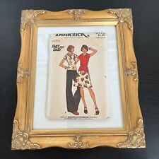 Vintage 1970s Butterick 4073 Juniors Top Skirt + Pants Sewing Pattern 5/6 CUT picture