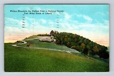 Liberty NY-New York, Walnut Mountain, Sullivan County Vintage Souvenir Postcard picture