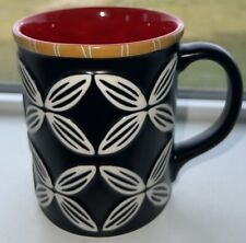 Starbucks 2008 Hawaiian Tiki Black Red Coffee Large Cup Mug picture