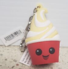 Disney Parks Food Snacks Wishables Cute Kawaii Dole Whip Keychain Charm NEW picture