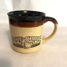 Vintage 1986 Hardee's Rise and Shine Homemade Biscuits Coffee Mug picture