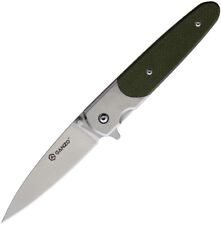 Ganzo Knives G7432 Linerlock Green Folding Knife 7432gr picture