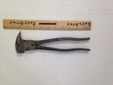 Vintage H. Boker & Co. Fencing Pliers Barbed wire tool hammer USA picture
