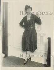 1926 Press Photo Mrs. Emil Jannings, wife of German film star, arrives New York picture