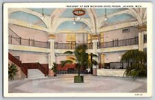 Jackson, Michigan MI - Rotunda At New Michigan State Prison - Vintage Postcard picture