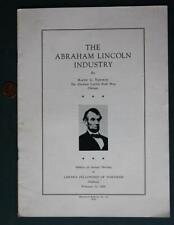 1955 Chicago Illinois Abraham Lincoln Bookshop Madison Wisconsin Booklet RARE--- picture