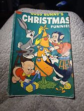 Bugs Bunny's Christmas Funnies 4 Dell Comics 1953 Trimming Tree Tweety Bird picture