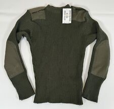 New USMC Woolly Pully Wool Military Service Sweater OD Green Size 34 picture