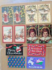 Vintage Style Christmas Postcards 12 ct Holidays Unused -  picture
