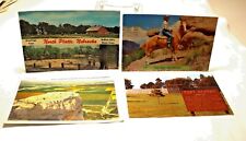 4 Vintage 1950s-70s Nebraska Postcards Fort Kearny State Historical Park & More picture