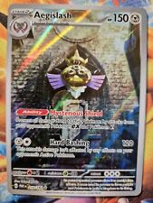 Aegislash Secret Rare Pokemon Card, Paradox Rift, 210/182 picture