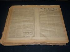 1915-1919 NEW YORK TIMES BOOK REVIEW SECTION LOT OF 109 ISSUES - NTL 88A picture