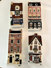 Hazle Ceramics - A Nation of Shopkeepers - Set Of 4 Vintage shops picture