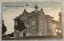 Old Postcard High School in Dodgeville, Wisconsin picture