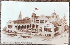 Antique Postcard New Grammer School Porterville CA 1789  picture