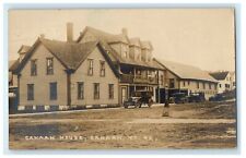1925 View Of Canaan House Cars Vermont VT RPPC Photo Antique Postcard picture