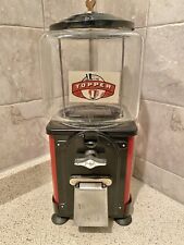 Vintage 1950’s 1 Cent Victor Topper Gumball Vending Machine With Key - 1c picture