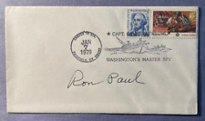 SIGNED SENATOR RON PAUL FDC AUTOGRAPHED FIRST DAY COVER picture