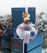 2021 *NIB* WATERFORD CRYSTAL 1ST EDITION WINTER WONDERS LILAC ORNAMENT 1059645 picture