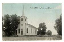IL - KAPPA ILLINOIS 1909 Postcard CHURCH DIRT ROAD picture