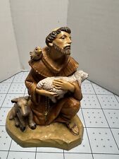 Fontanini St Francis Assisi Vtg Figure Made In Italy 1994 picture