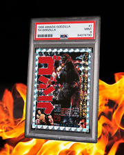 1995 Amada Godzilla PSA 9 Card Laser POP2 1954 Poster EPIC 💀DeathCoronaNerd💀 picture