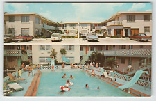 Postcard Chrome The Sand Castle Motel Ft. Myers Beach, FL Dual View picture