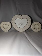 Lenox Heart Shaped Picture Frame gold trim picture