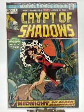 Crypt of Shadows #1 Marvel 1973 Vintage Bronze Age Horror Comic Book VF picture