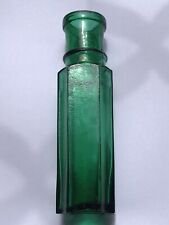 Antique 19th century olive bottle.Glass picture