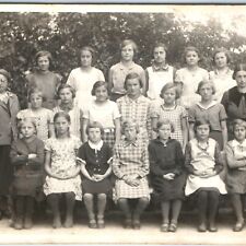 c1910s Leipzig, Germany Women Class Group RPPC School Students? Real Photo A158  picture