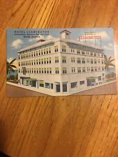 Postcard Hotel Leamimgton Miami Florida Overlooking Biscayne Bay And Park     #3 picture