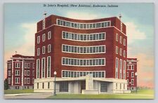 Postcard St John's Hospital New Addition Anderson Indiana picture