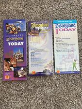1994-1997 Lot of 3 Disneyland Today Map and Guest Information Vintage picture