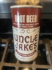 UNCLE JAKE’S ROOT BEER SODA 🥤 P/T Can Old Tyme Flavor picture