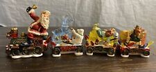 1998 Santa's Crystal Valley ~ Santa's Express ~ Christmas Train Figurines picture