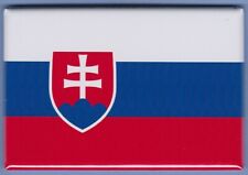 SLOVAKIA *2X3 FRIDGE MAGNET* FLAG BANNER NATIONAL SYMBOL DESIGN COLOR COUNTRY picture