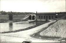 RPPC Glennie Michigan Five Channels Dam and Powerhouse real photo 1930-50s PC picture