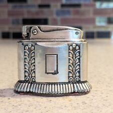 Vintage RONSON DIANA Art Deco Petrol Table Lighter 1949 -1955 Silver Plated picture
