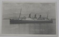 Steamship RMS/SS EMPRESS OF CANADA real photo postcard RPPC steamer picture