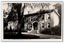 Cooperstown New York Postcard RPPC Photo Cooper Inn Hotel Car 1952 Vintage picture